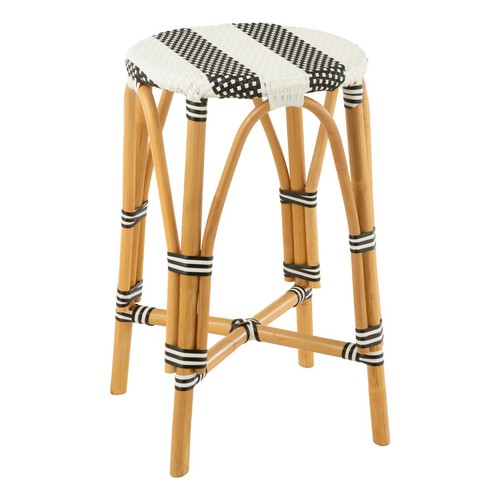 Tabouret bar rotin - de,